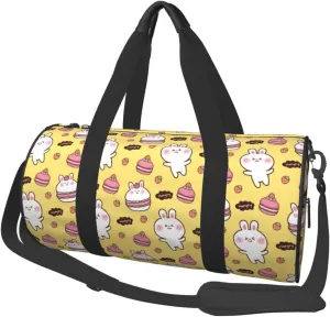 Large Duffle Bag for Travel - Rabbit Hunger Gym Bag for Women Men, Foldable Travel Bags for Women Men with Zippered Multiple Pockets