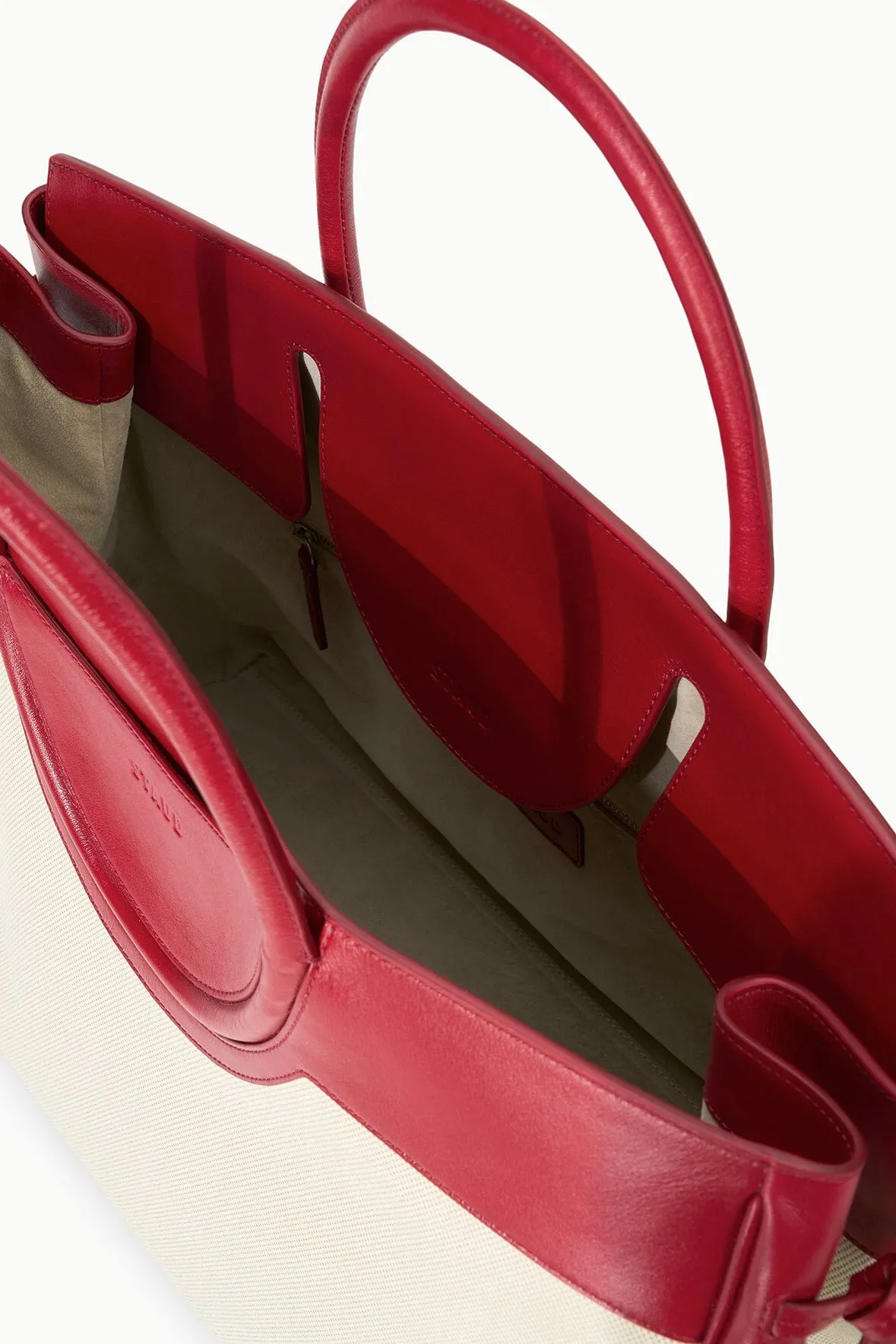 LARGE MAUDE CARRYALL | NATURAL ROUGE