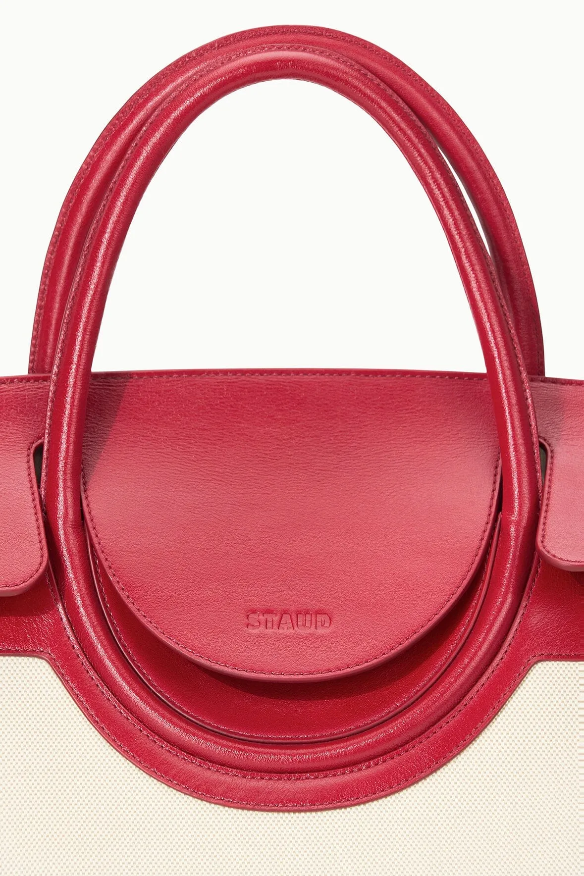 LARGE MAUDE CARRYALL | NATURAL ROUGE