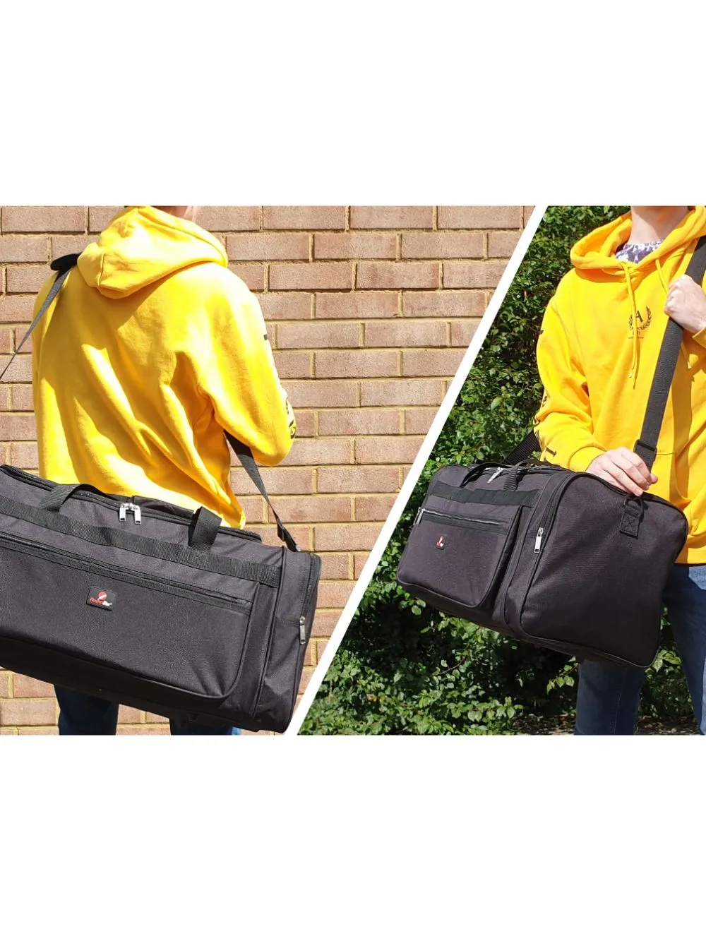 Large Size Weekend Holdall or Overnight Duffle - Ideal Gym Sports Bag