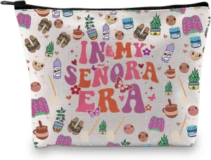 Latina Spanish Future Mrs. Wedding Gift Spanish Mother Wife Gift In My Señora Era Makeup Bag (Señora Era Bag)