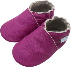 Leather Baby Shoes Boys Girls Moccasins Infant Toddler Slippers Soft Sole Anti-Slip Baby Walking Crib Shoes