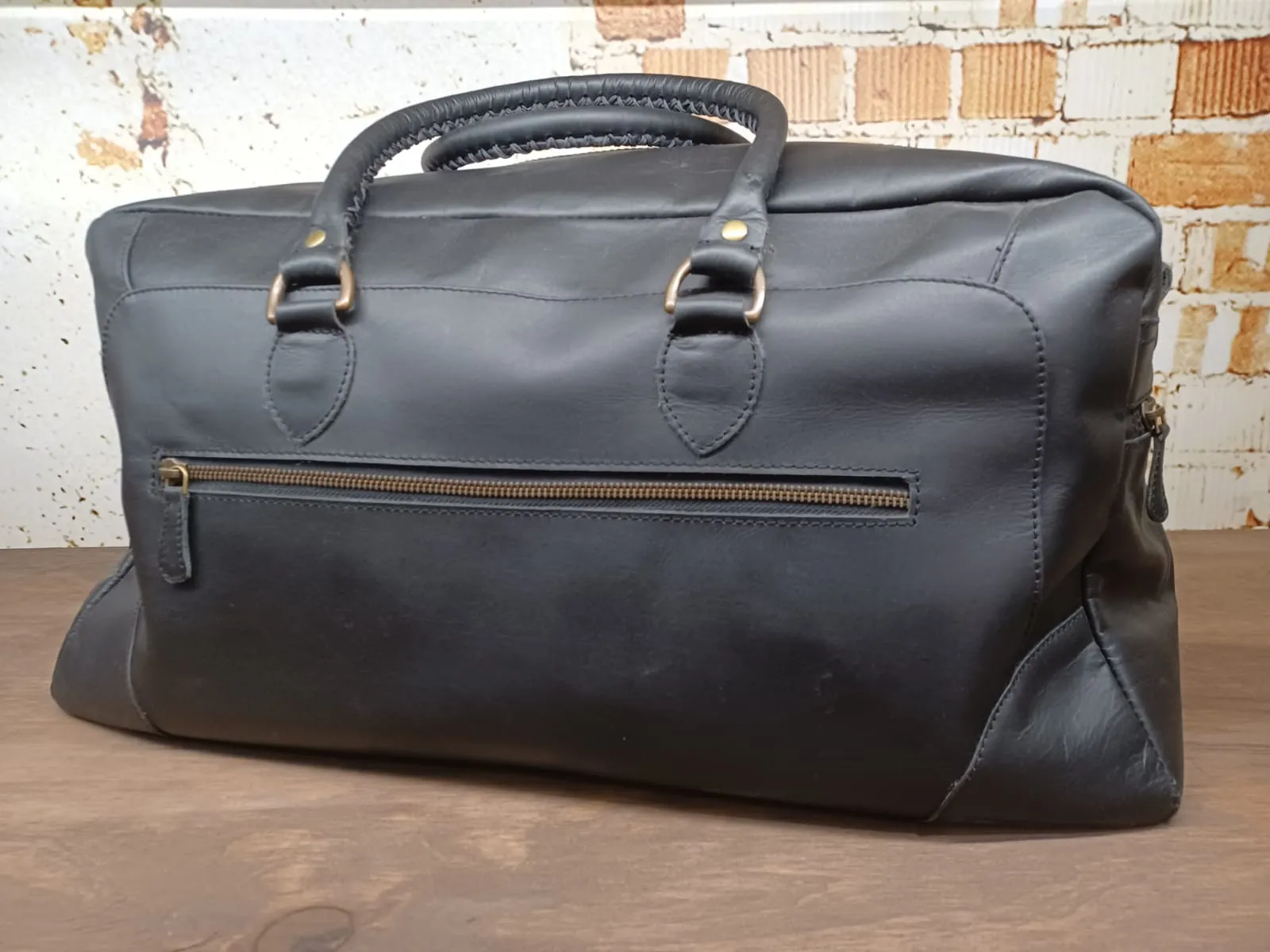 Leather Duffle Bag - Classic