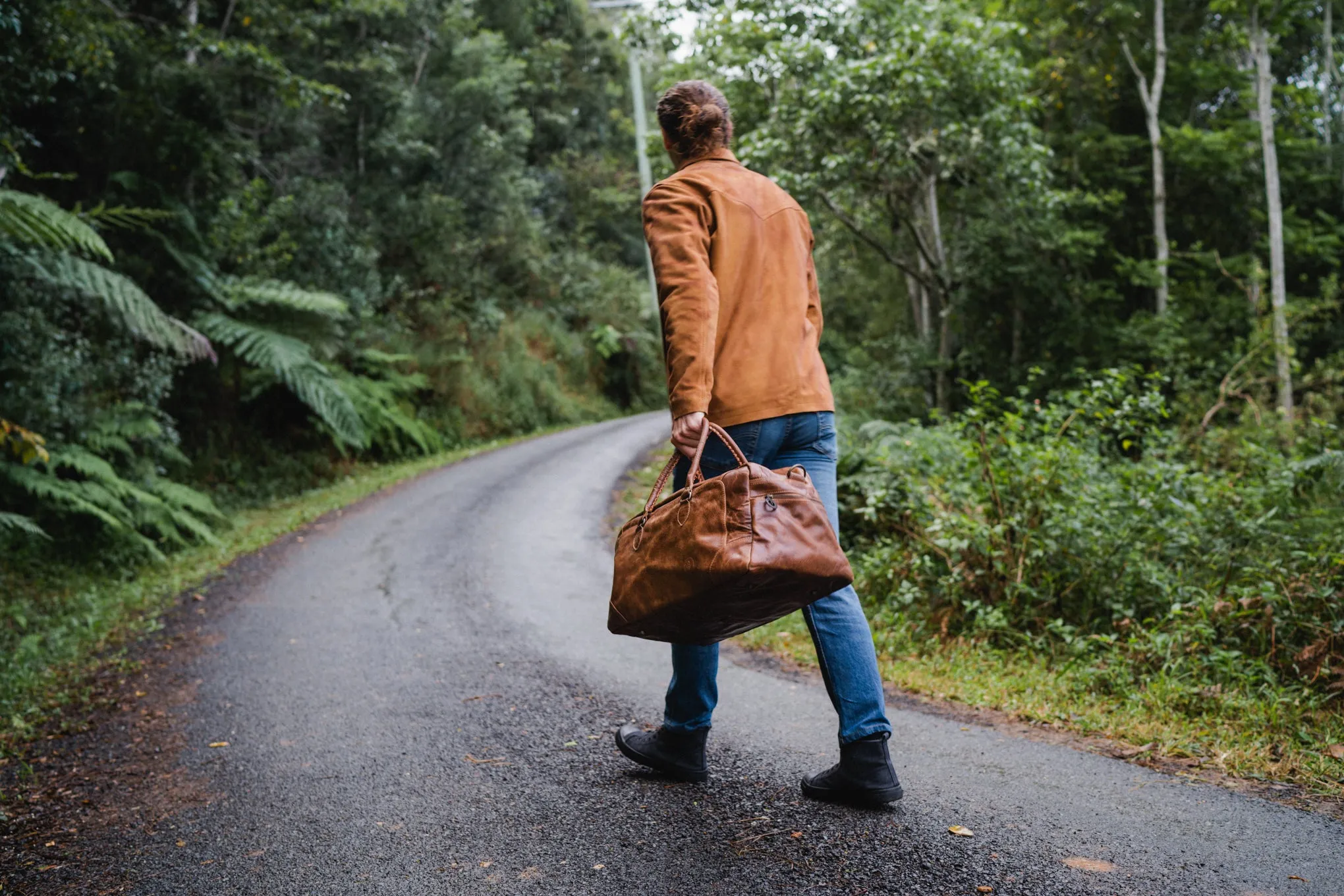 Leather Duffle Bag - Classic