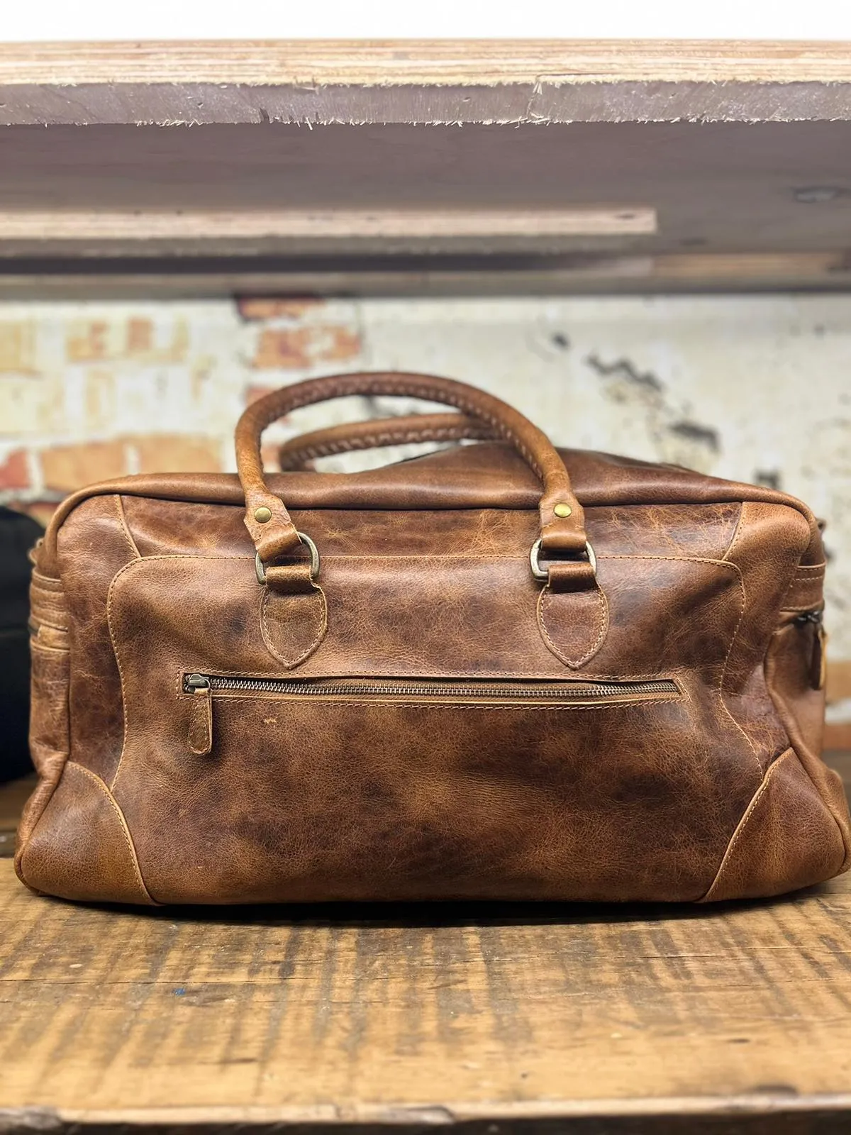 Leather Duffle Bag - Classic