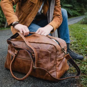 Leather Duffle Bag - Classic