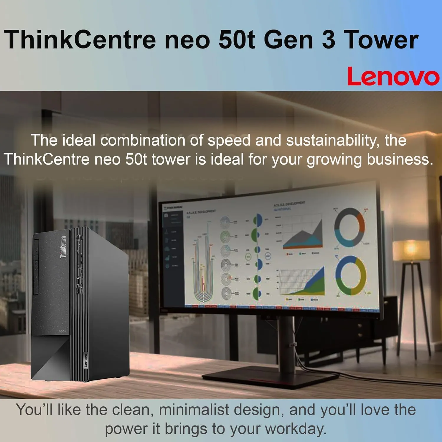 Lenovo ThinkCentre Business Desktop| Intel Core i7 Processor | 32GB RAM | 1TB SSD | Support Upto 3 Monitors | HDMI & USB-C | Ethernet | Wi-Fi | Bluetooth | Keyboard & Mouse| Windows 11 Pro