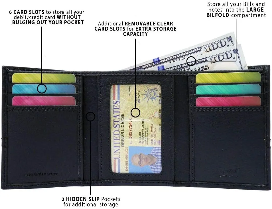 Levi's Men's Compact Trifold Wallet