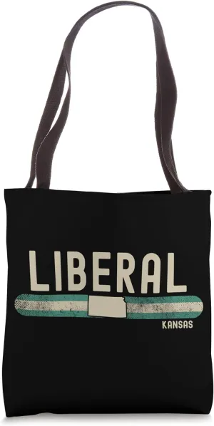 Liberal KS | Kansas | Travel & 80s Style Tote Bag