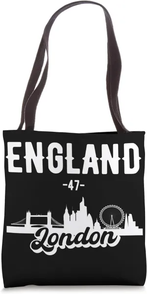 London England Skyline Tote Bag