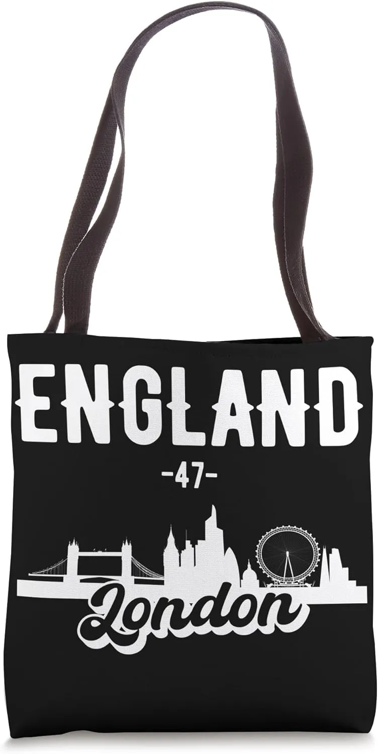 London England Skyline Tote Bag