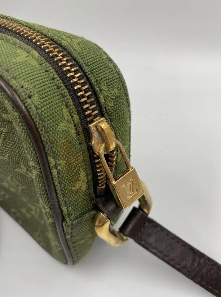Louis Vuitton Green Monogram Lin Canvas Juliette MM Bag