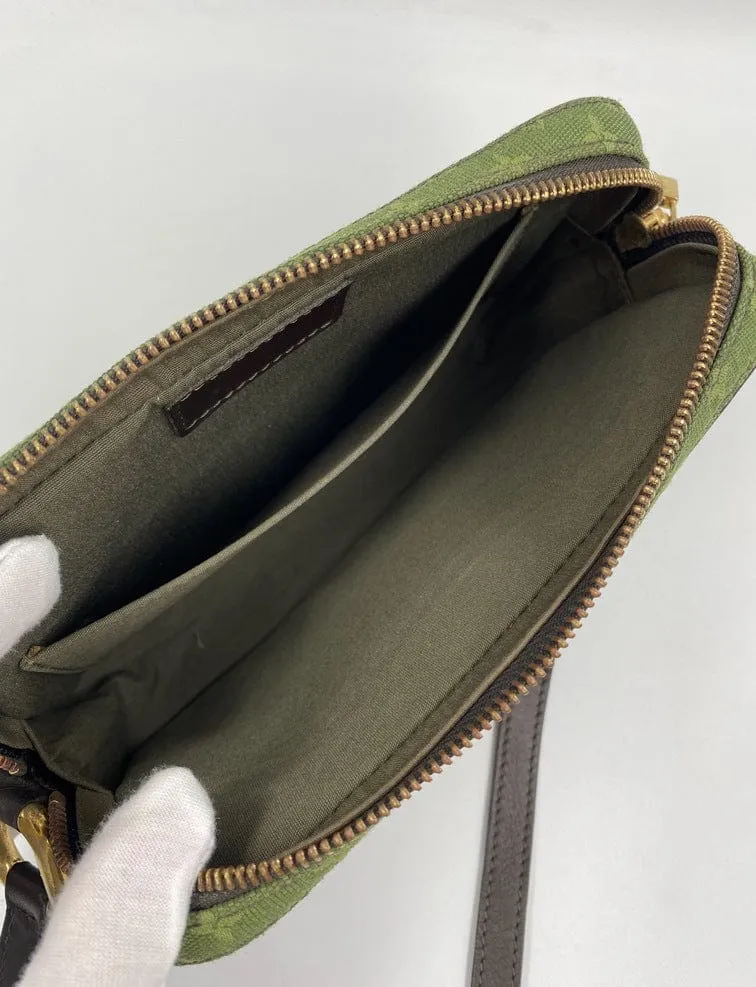 Louis Vuitton Green Monogram Lin Canvas Juliette MM Bag