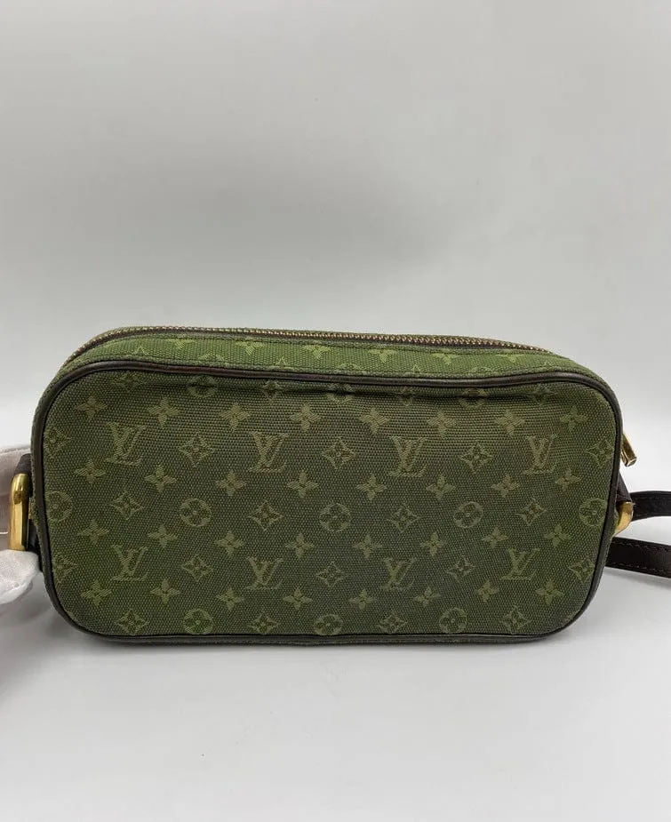 Louis Vuitton Green Monogram Lin Canvas Juliette MM Bag
