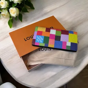 Louis Vuitton Limited Edition Damier Multi Color Long Wallet