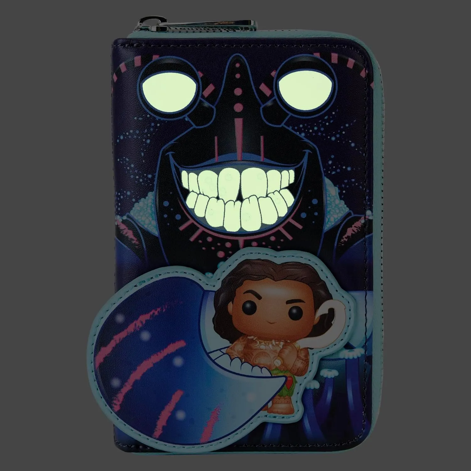 Loungefly Backpack Disney - Moana - Tomatoa Maui - Wallet - Cute Collectable Bag - Gift Idea - Official Merchandise - for Boys, Girls Men and Women - Movies Fans