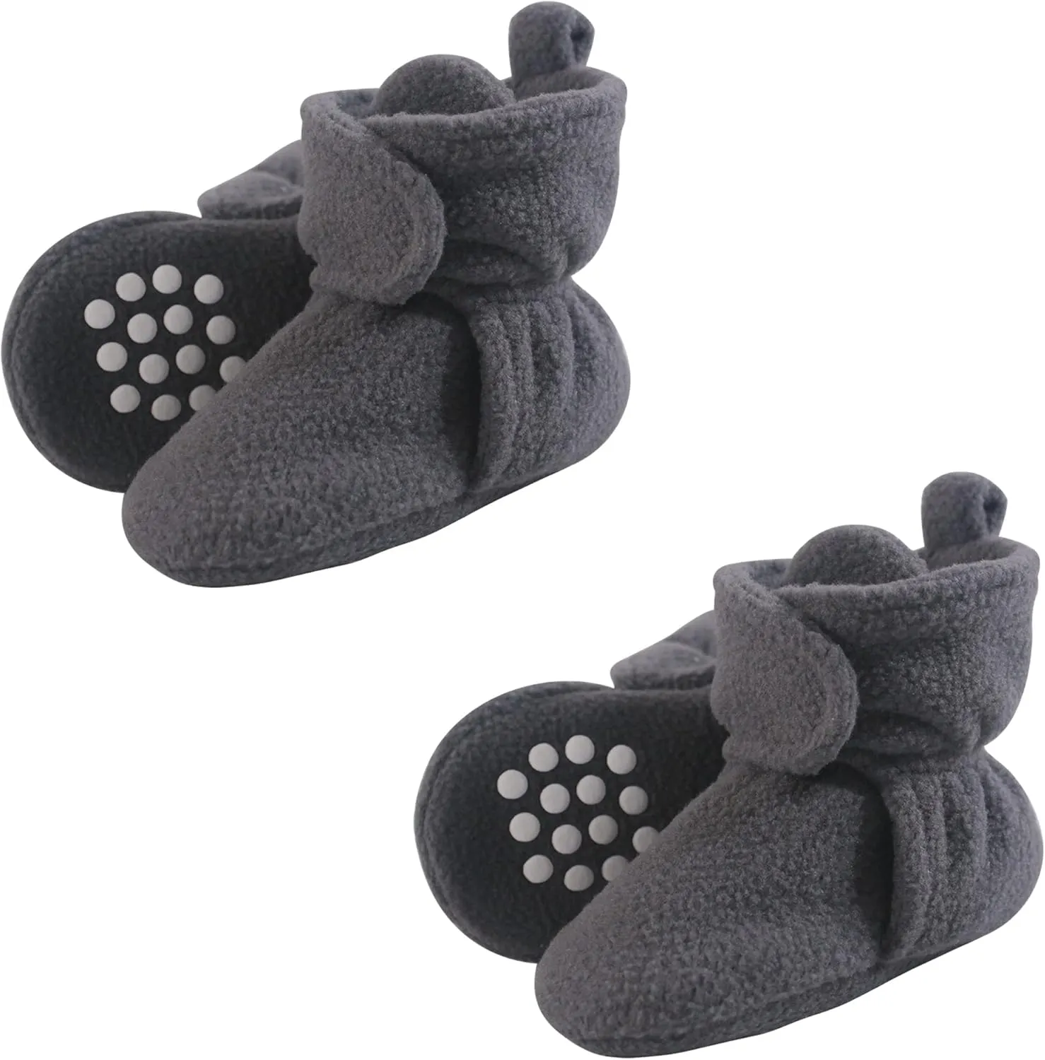 Luvable Friends Baby Cozy Fleece Booties Multi-pack