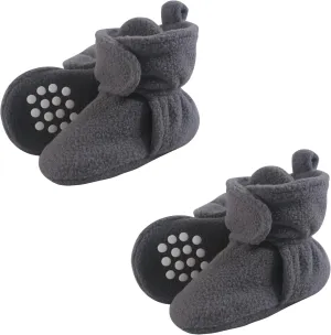 Luvable Friends Baby Cozy Fleece Booties Multi-pack