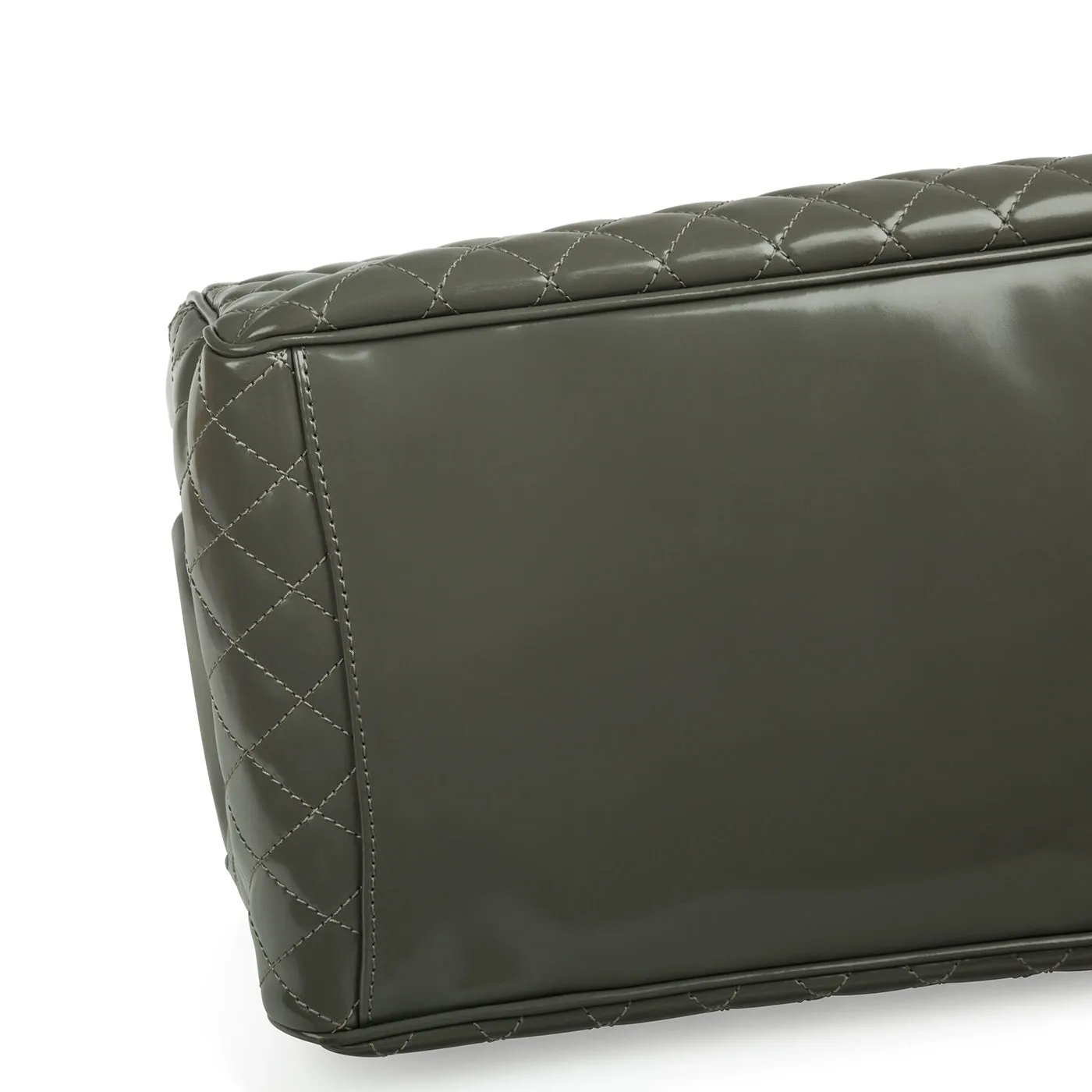 Mademoiselle Patent Kelly Bag