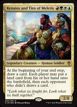 Magic The Gathering - Kynaios and Tiro of Meletis (036/351) - Commander 2016 - Foil