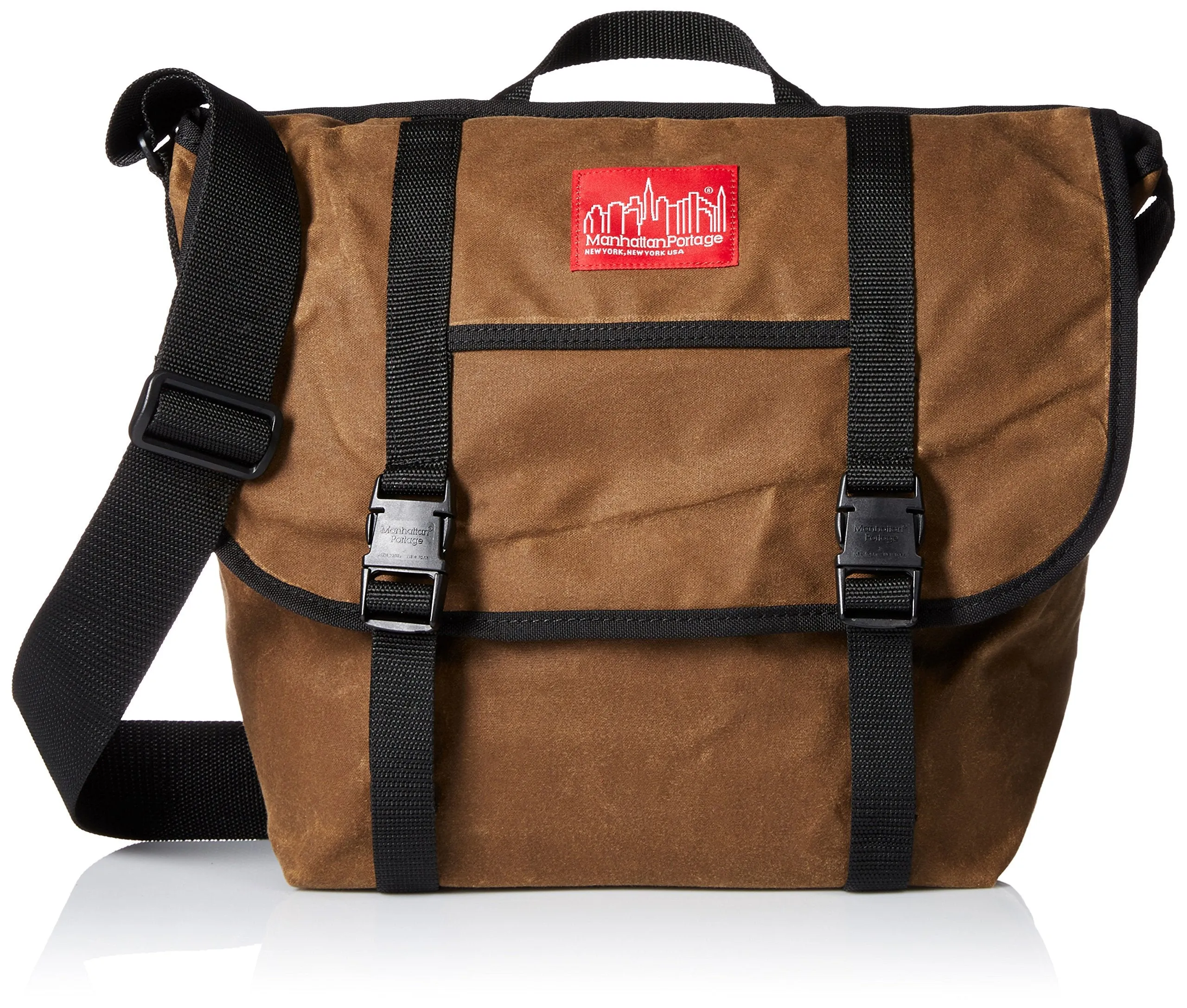 Manhattan Portage Medium Waxed Canvas Messenger Bag