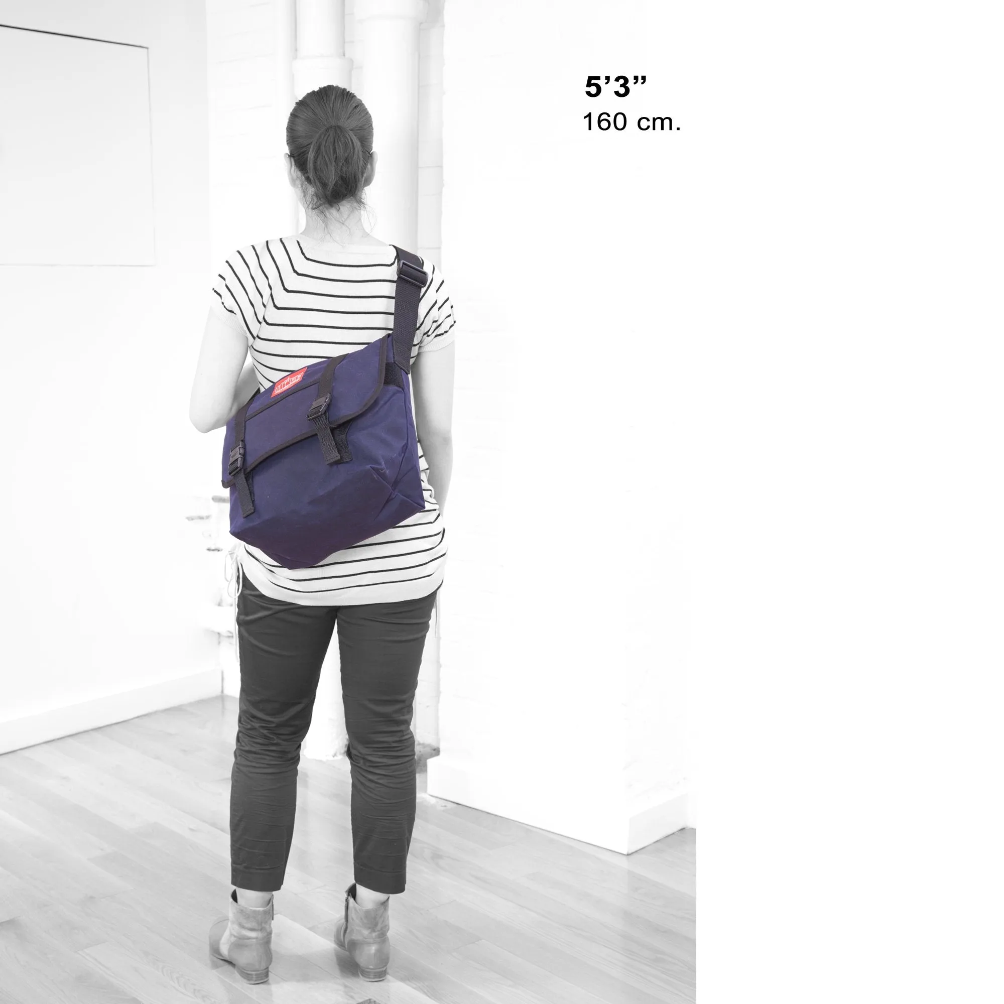 Manhattan Portage Medium Waxed Canvas Messenger Bag
