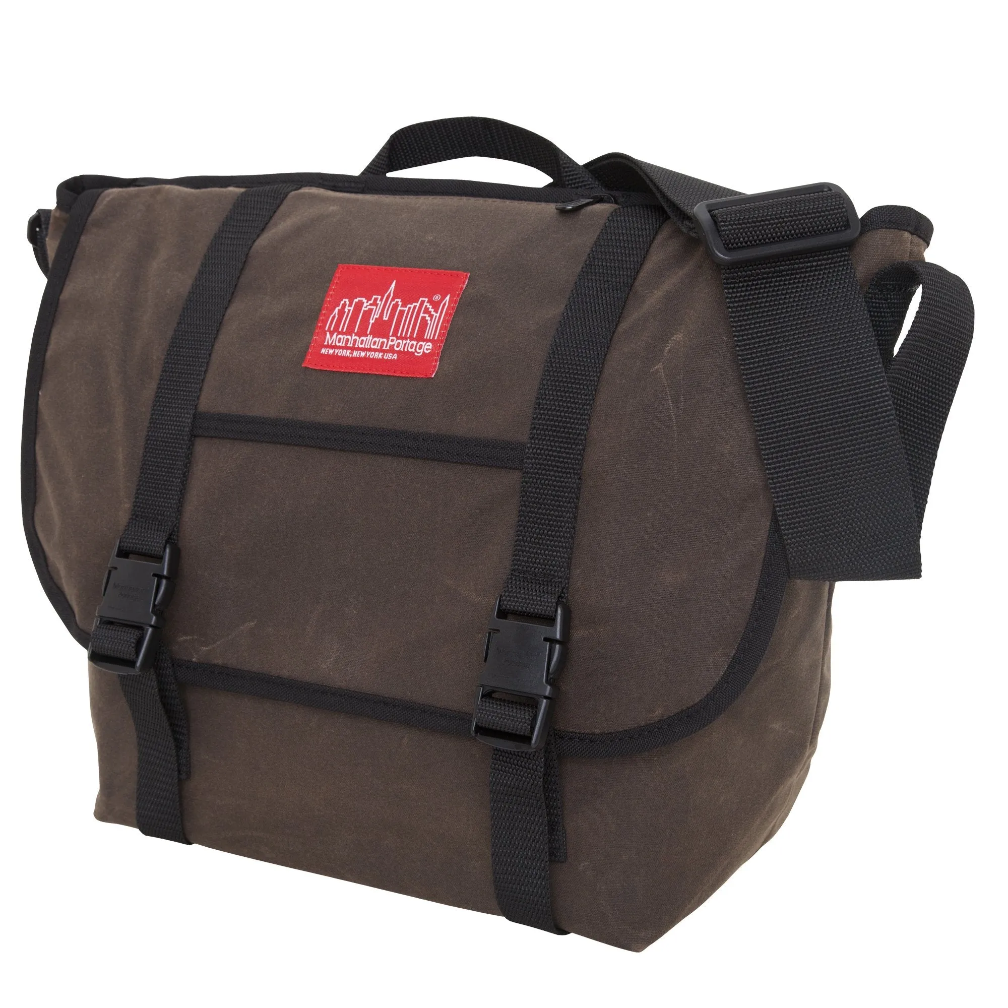 Manhattan Portage Medium Waxed Canvas Messenger Bag