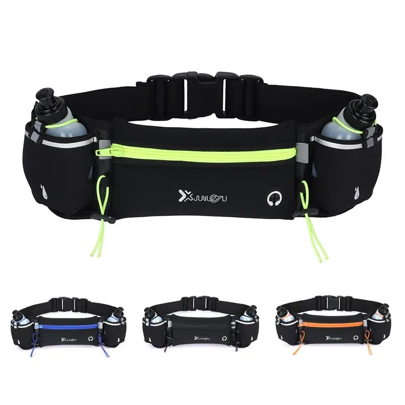 Marathon Trail Running Waist Pack – Dual Pocket Sports Fanny Pack for Phone & Water Bottle