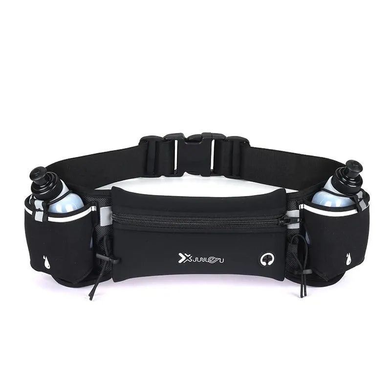 Marathon Trail Running Waist Pack – Dual Pocket Sports Fanny Pack for Phone & Water Bottle