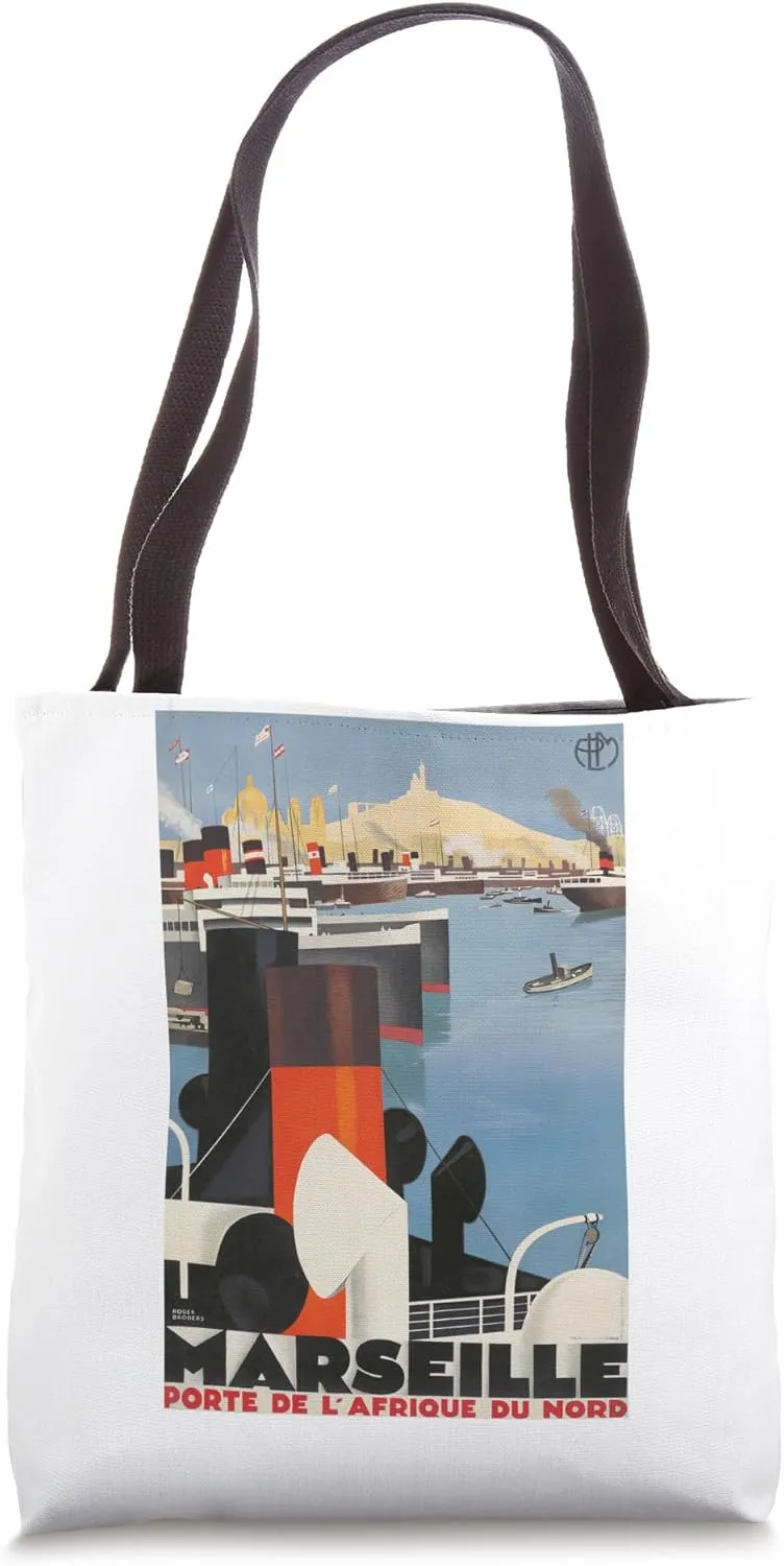 Marseille (France) Travel Poster Tote Bag