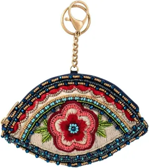 Mary Frances Womens Mary Frances Beaded Coin Purse-key Fobs (Mystic) handbag, Multi, One Size US