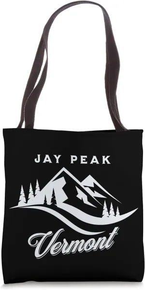 Matching Family Jay Peak Vermont Travel Mountain Design Tote Bag