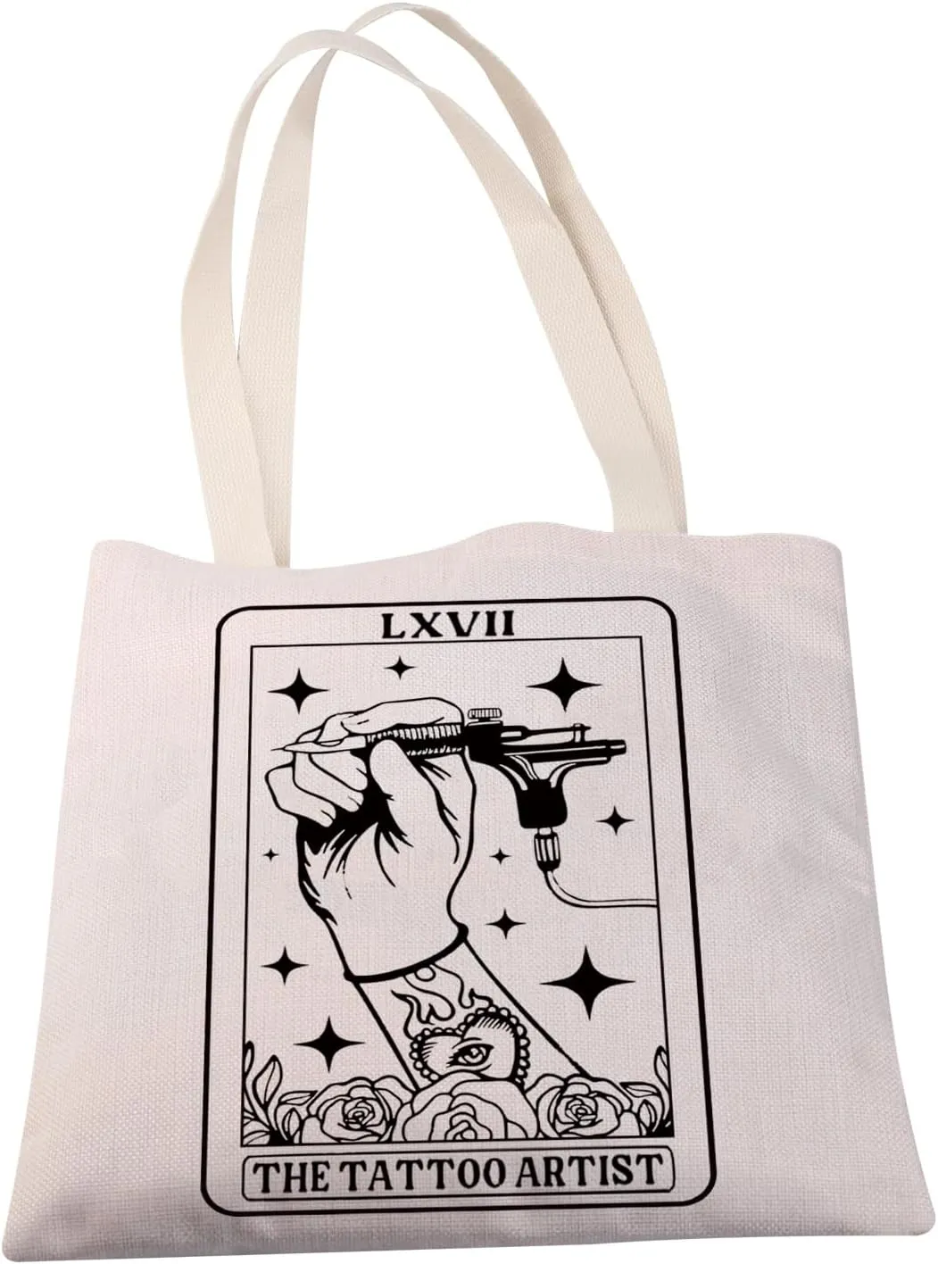 MBMSO Tattoo Gifts for Tattoo Artist Tote Bag Tattoo Lovers Gifts for Tattooers Tote Tattoo Maker Gift Tattooist Shopping Bag