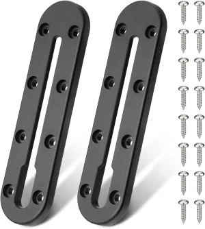 Mellbree Kayak Track, 7Inch Kayak Rail Mount Kayak Low Profile Track for Fishing Rod Holder, Fish Finder, Cup Holder, Anchor Cleats 2Pack