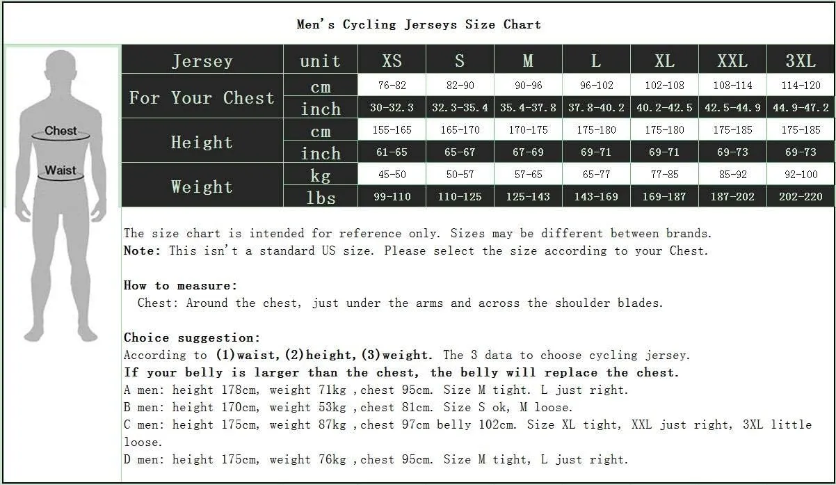 Men's Bike Clothing Pro Team Short Sleeve Cycling Jersey Sportswear Classic