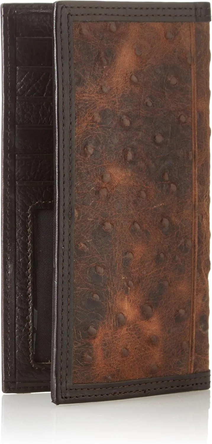 Men's Brown Ostrich Rodeo