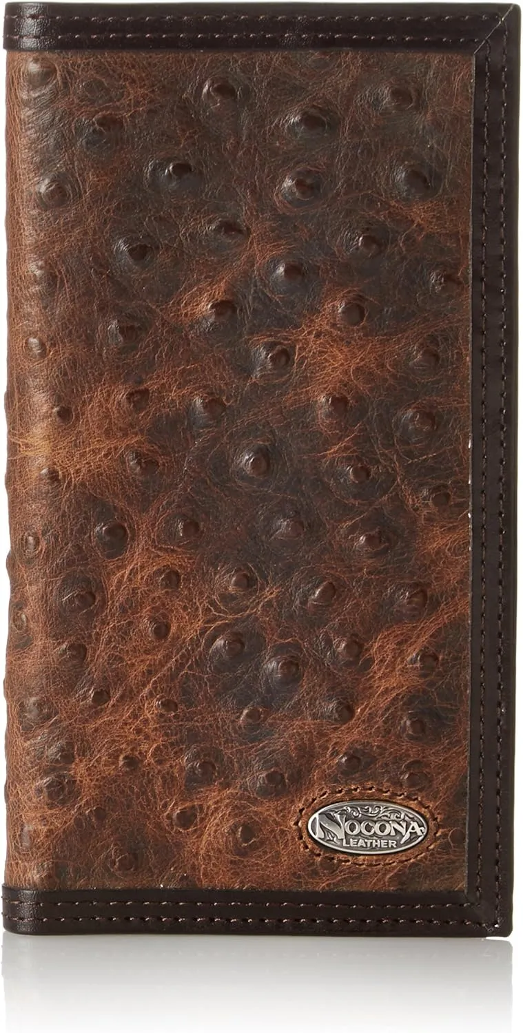 Men's Brown Ostrich Rodeo