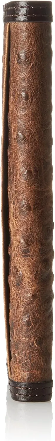 Men's Brown Ostrich Rodeo