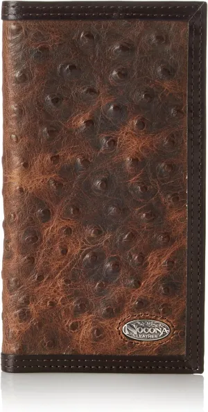 Men's Brown Ostrich Rodeo