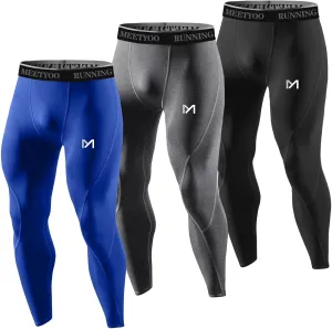 Men's Cool Dry Sports Workout Running Tights Leggings