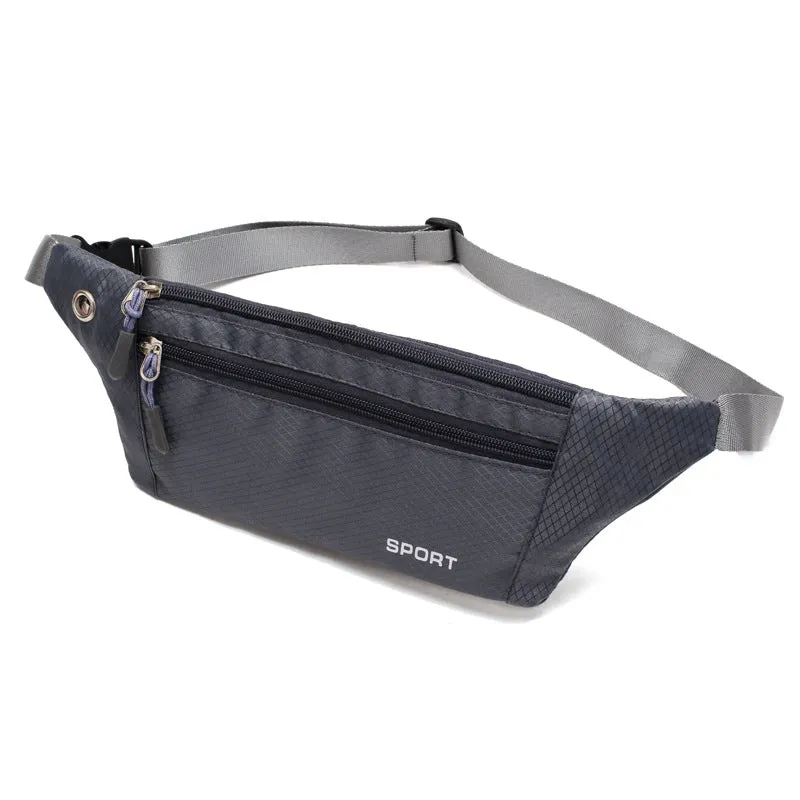 Men's New Running Fitness Printed Waterproof Men's Waist Packs