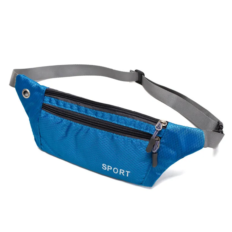 Men's New Running Fitness Printed Waterproof Men's Waist Packs