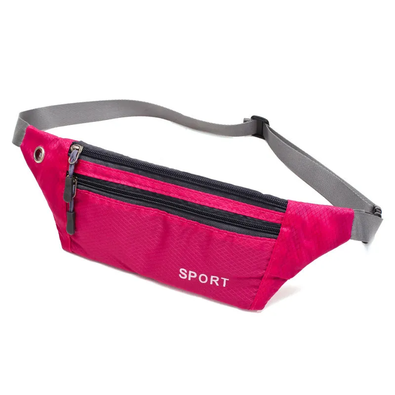 Men's New Running Fitness Printed Waterproof Men's Waist Packs