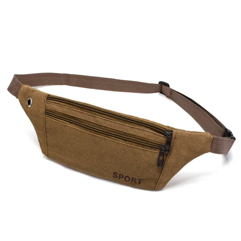 Men's New Running Fitness Printed Waterproof Men's Waist Packs