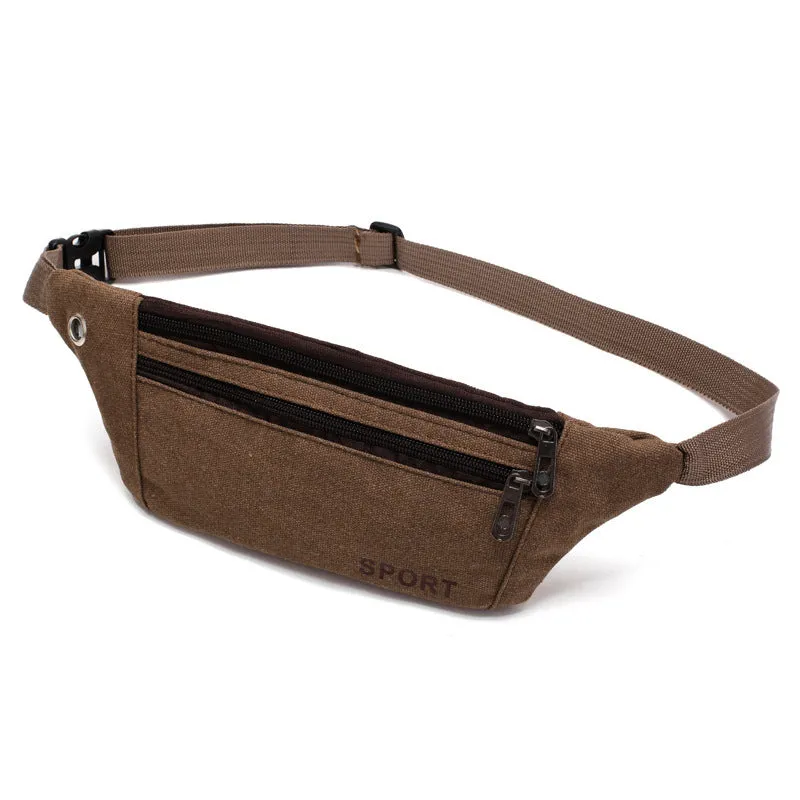Men's New Running Fitness Printed Waterproof Men's Waist Packs