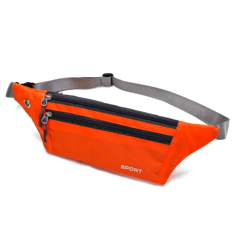 Men's New Running Fitness Printed Waterproof Men's Waist Packs