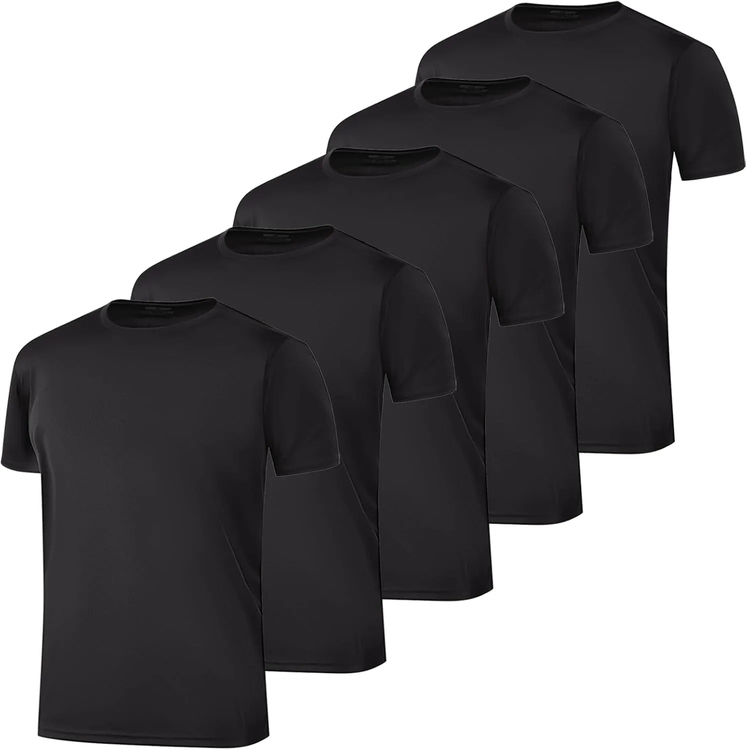 Men's T-Shirts,5 Pack Short Sleeve/4 Pack Long Sleeve T-Shirt Workout T Shirts for Gym,Athletic,Running