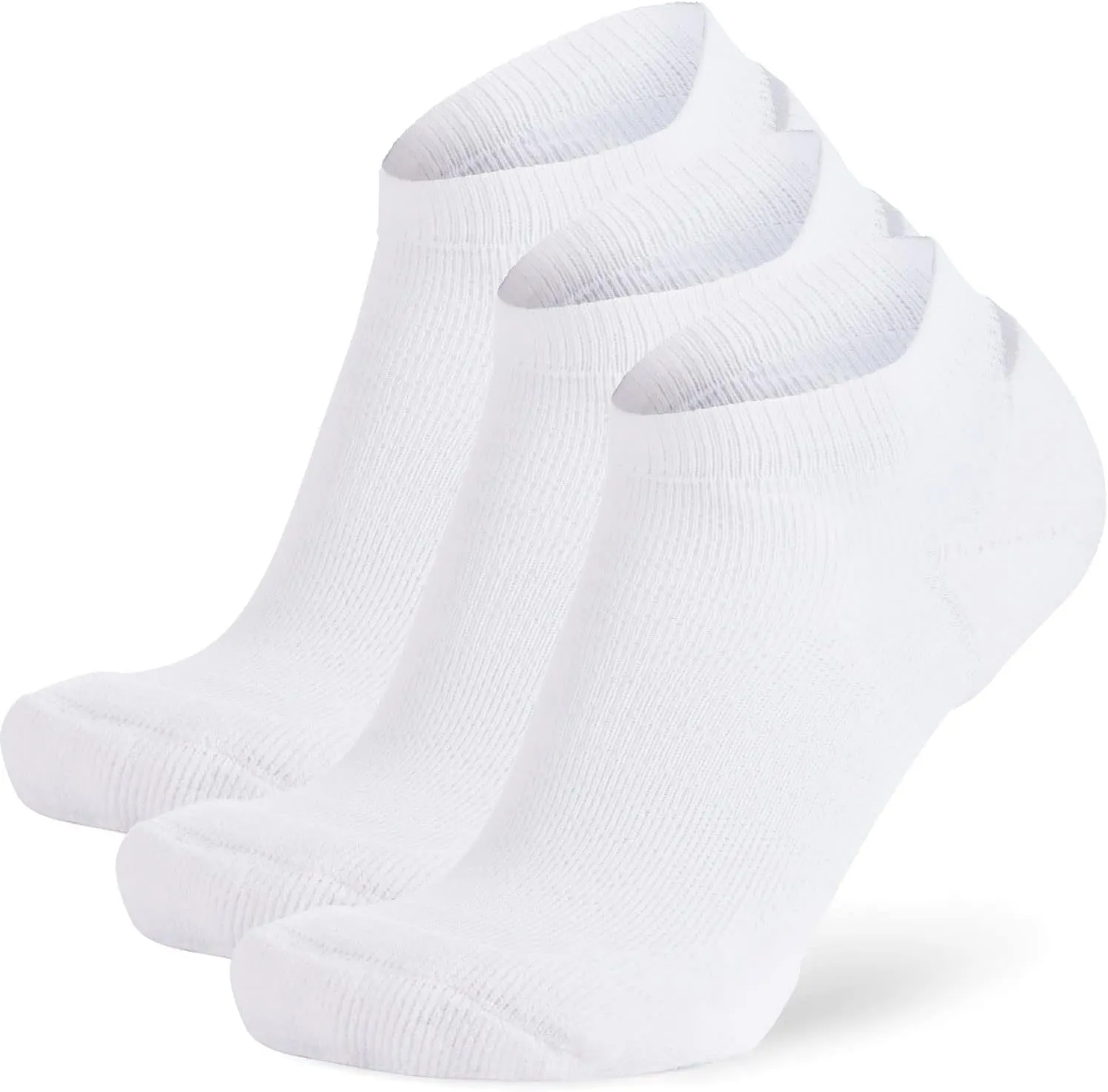 Merino Wool Socks - Low Show Cushioned Athletic Padded Running Sock