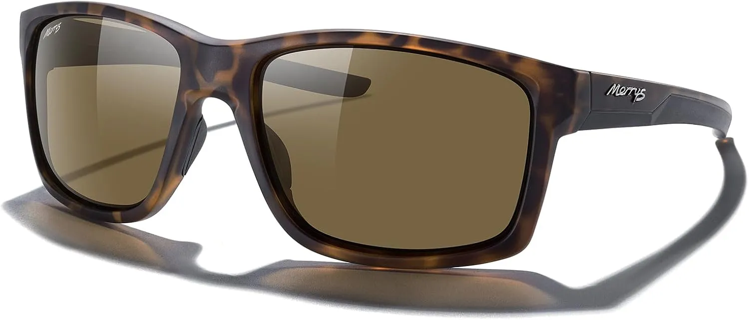 MERRY'S Sports Polarized Sunglasses For Men Women Cycling Running Driving Golf Fishing UV400 Protection S9266