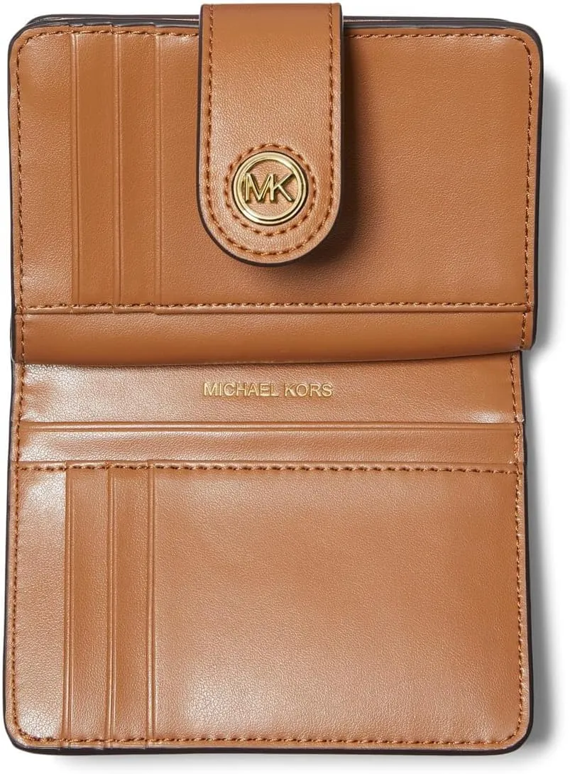 Michael Kors MK Charm Small Tab Compact Pocket Wallet